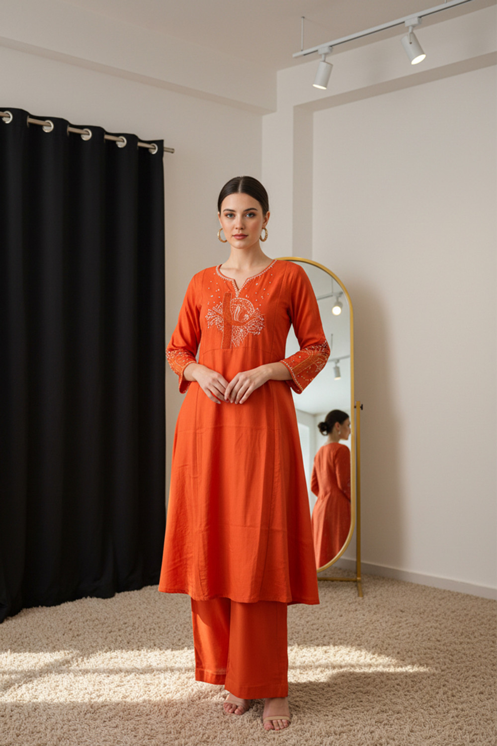 Image of Happy Design Tunic Palazzos Co-ords Set
