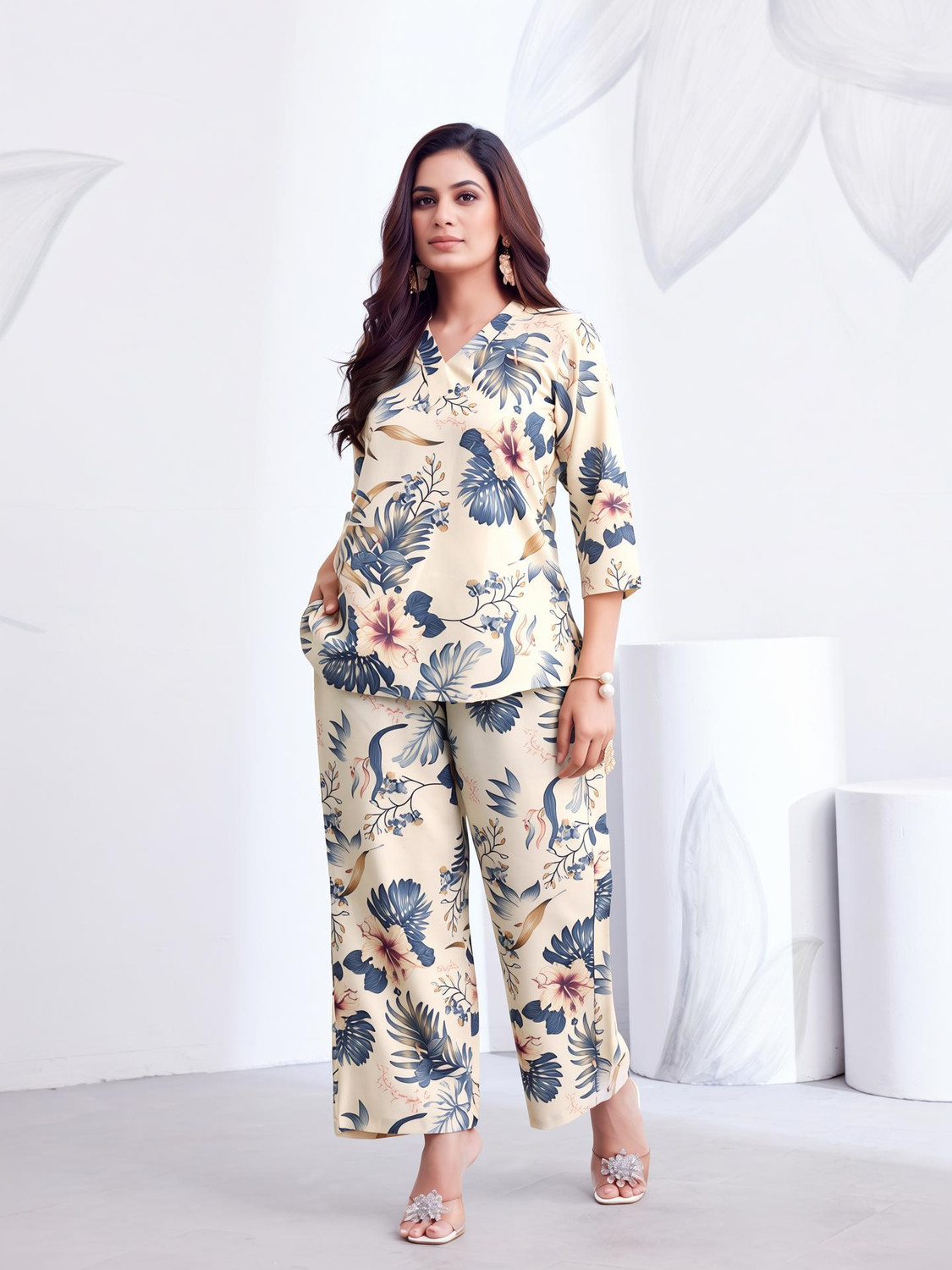 Image of Monvari Tunic Pant Co-ords Set