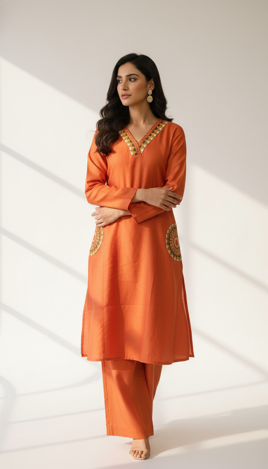 Image of Happy Design Tunic Palazzos Co-ords Set
