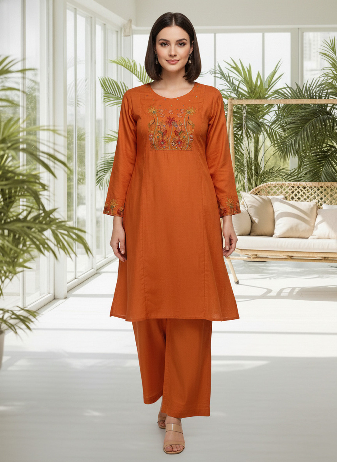 Image of Happy Design Tunic Palazzos Co-ords Set