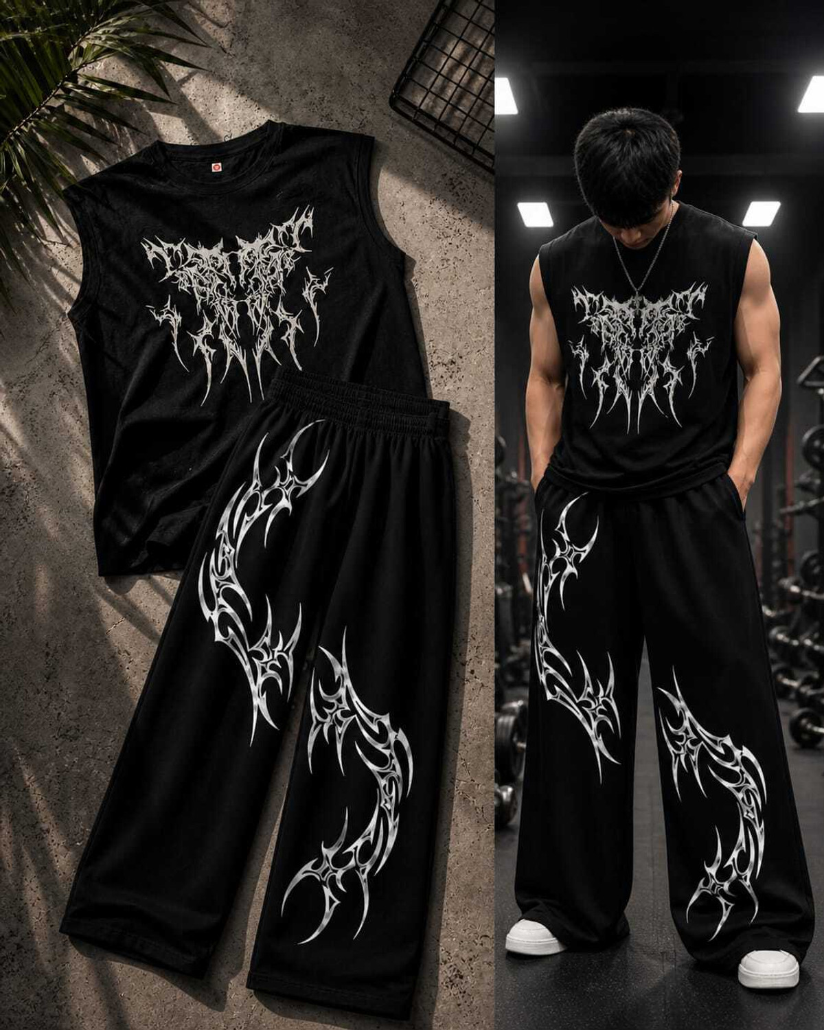 clothyy Tshirt Pant Western Set - Image 1