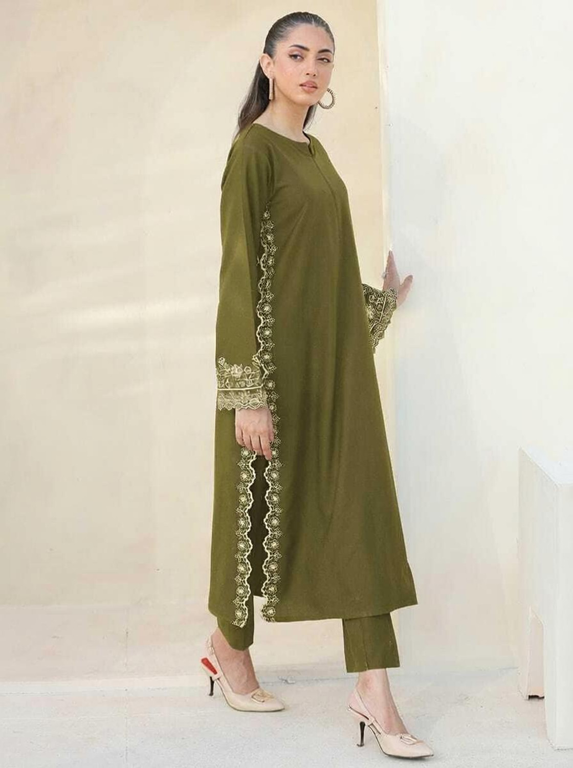 Image of Shyomeera Women Pure Cotton Kurta Palazzo Set