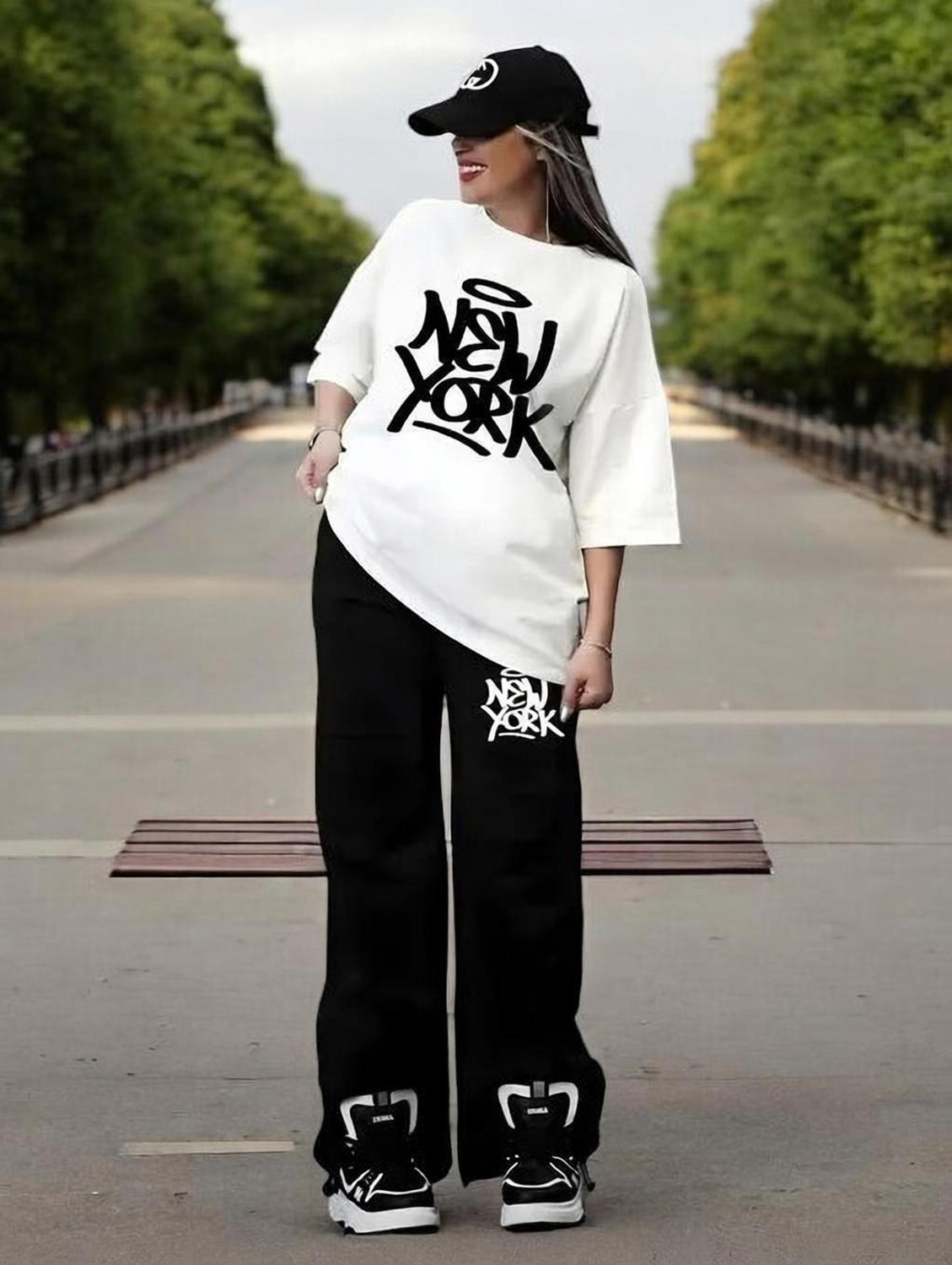 Shonisha Tshirt Pant Co-ords Set - Image 1