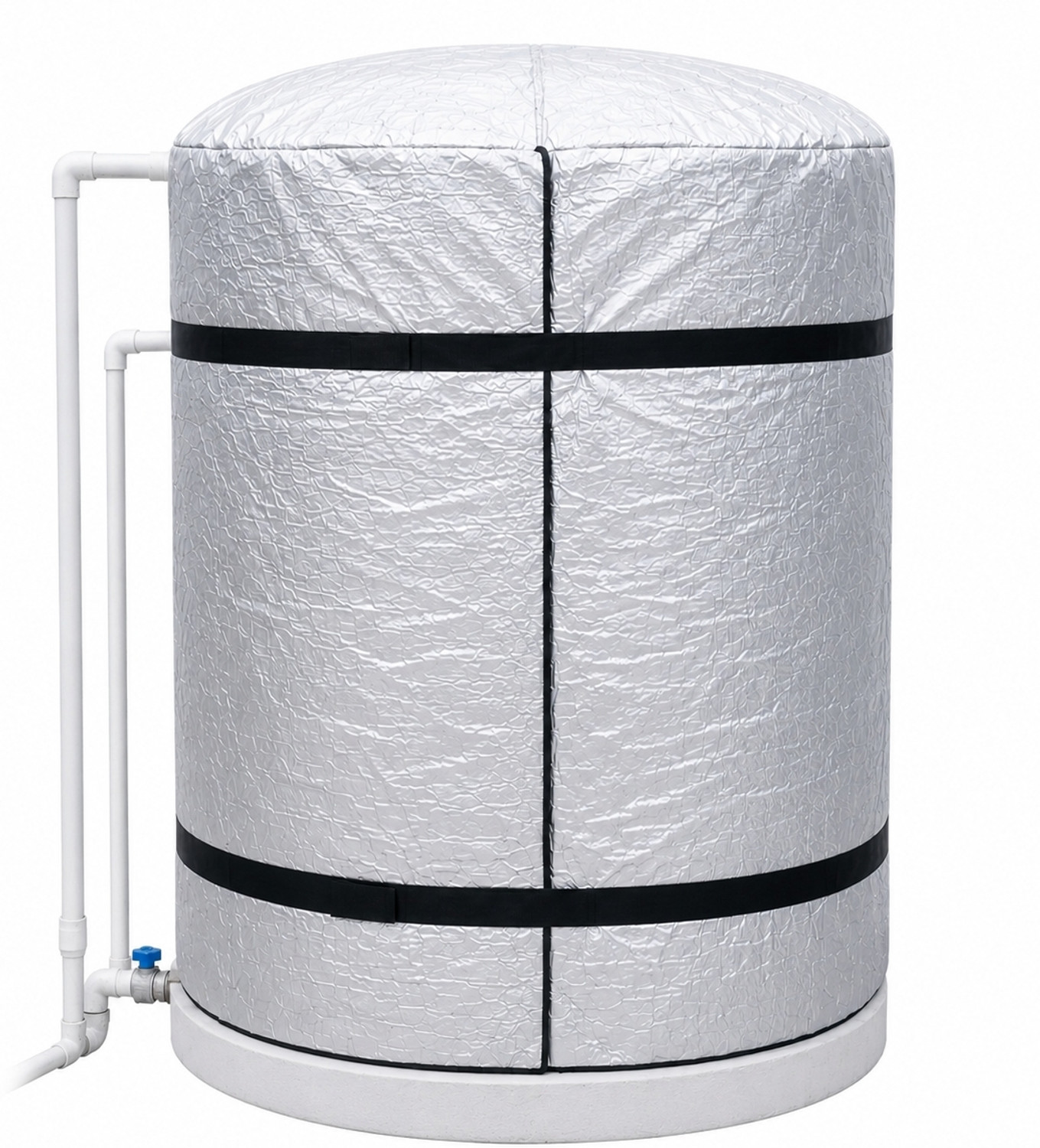 Image of Aquaarmour Water Tank Cover (Width: 50 cm, Silver)