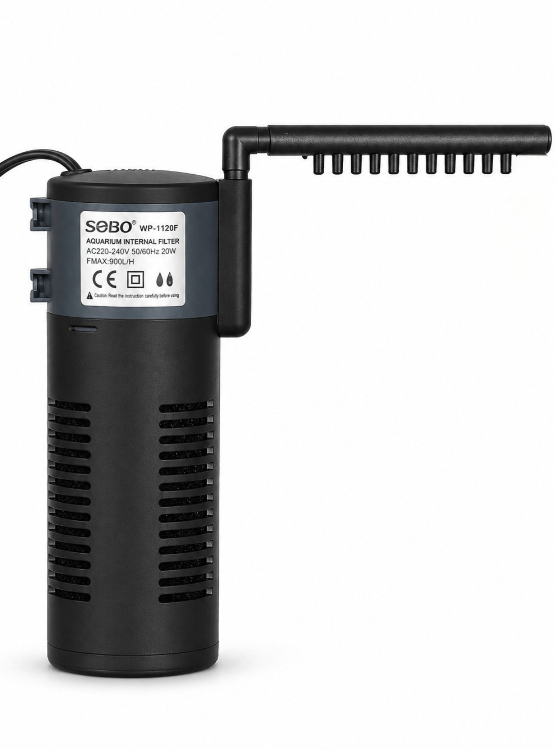 Image of MyPetFishy WP-1120F Power Aquarium Filter (Mechanical Filtration for Salt Water and Fresh Water)