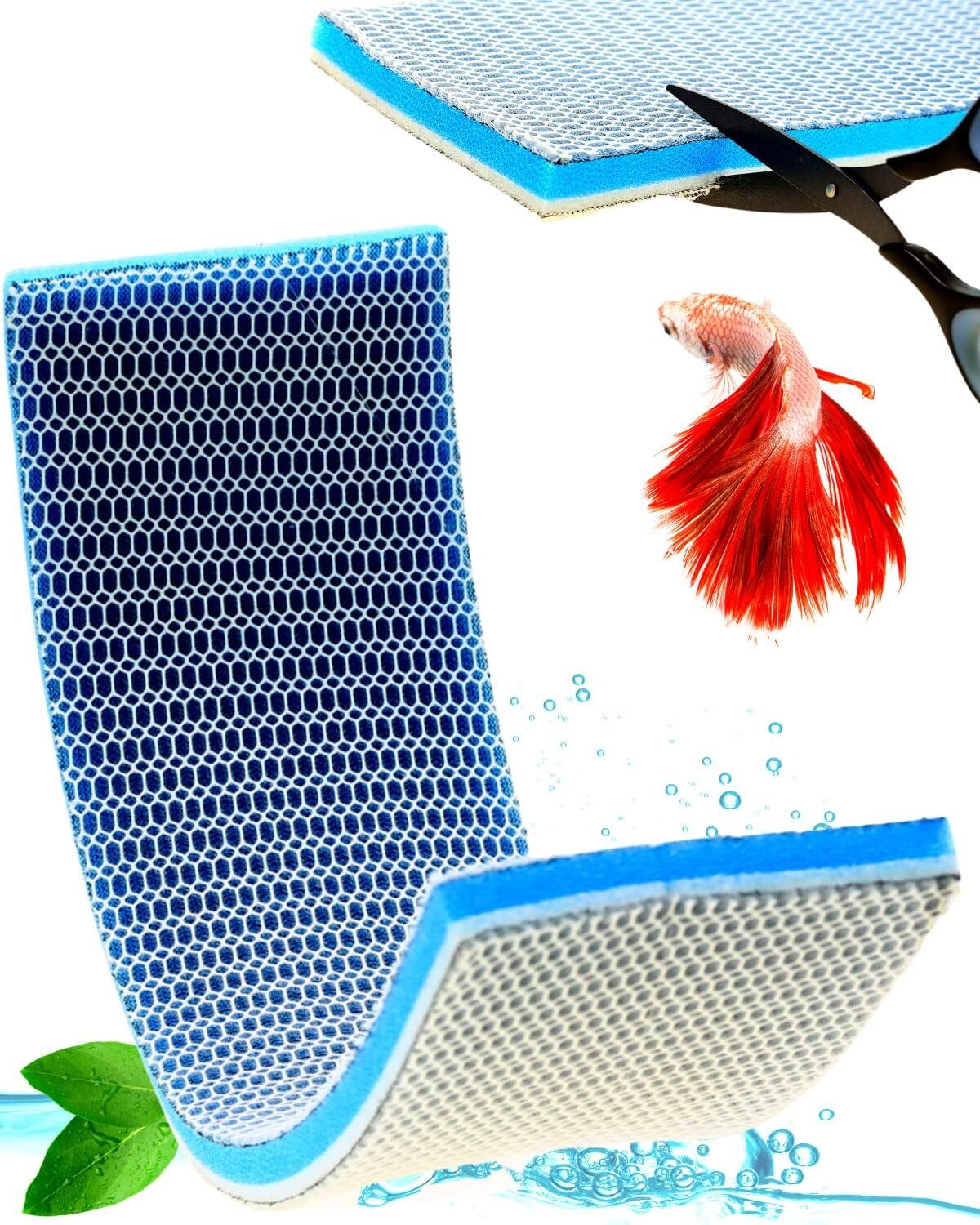 Image of Home Bargains Aquarium Internal Filter with Oxygen Supply & Water Circulation for Fish Tank Power Aquarium Filter (Mechanical Filtration for Salt Water and Fresh Water)