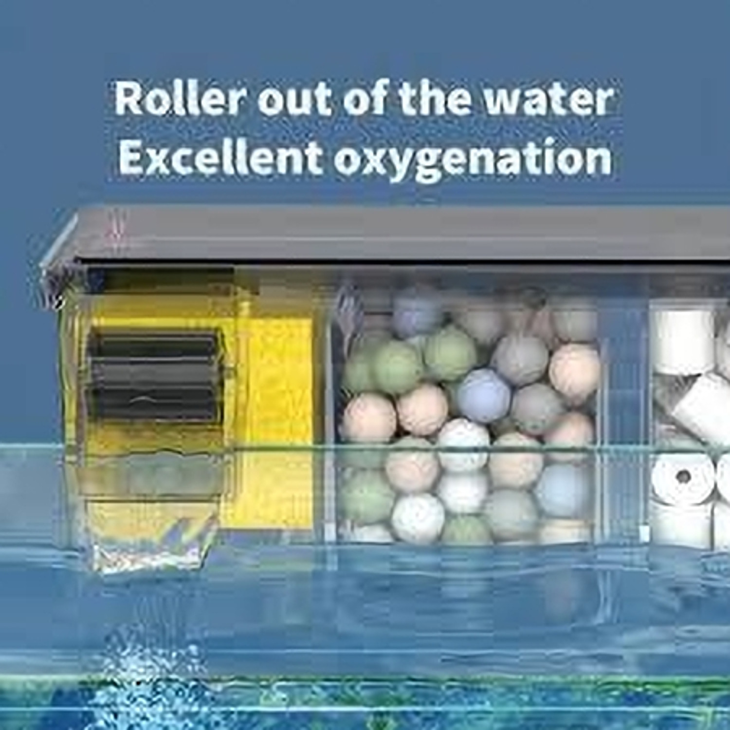 Image of LINY Power Aquarium Filter (Mechanical Filtration for Salt Water and Fresh Water)