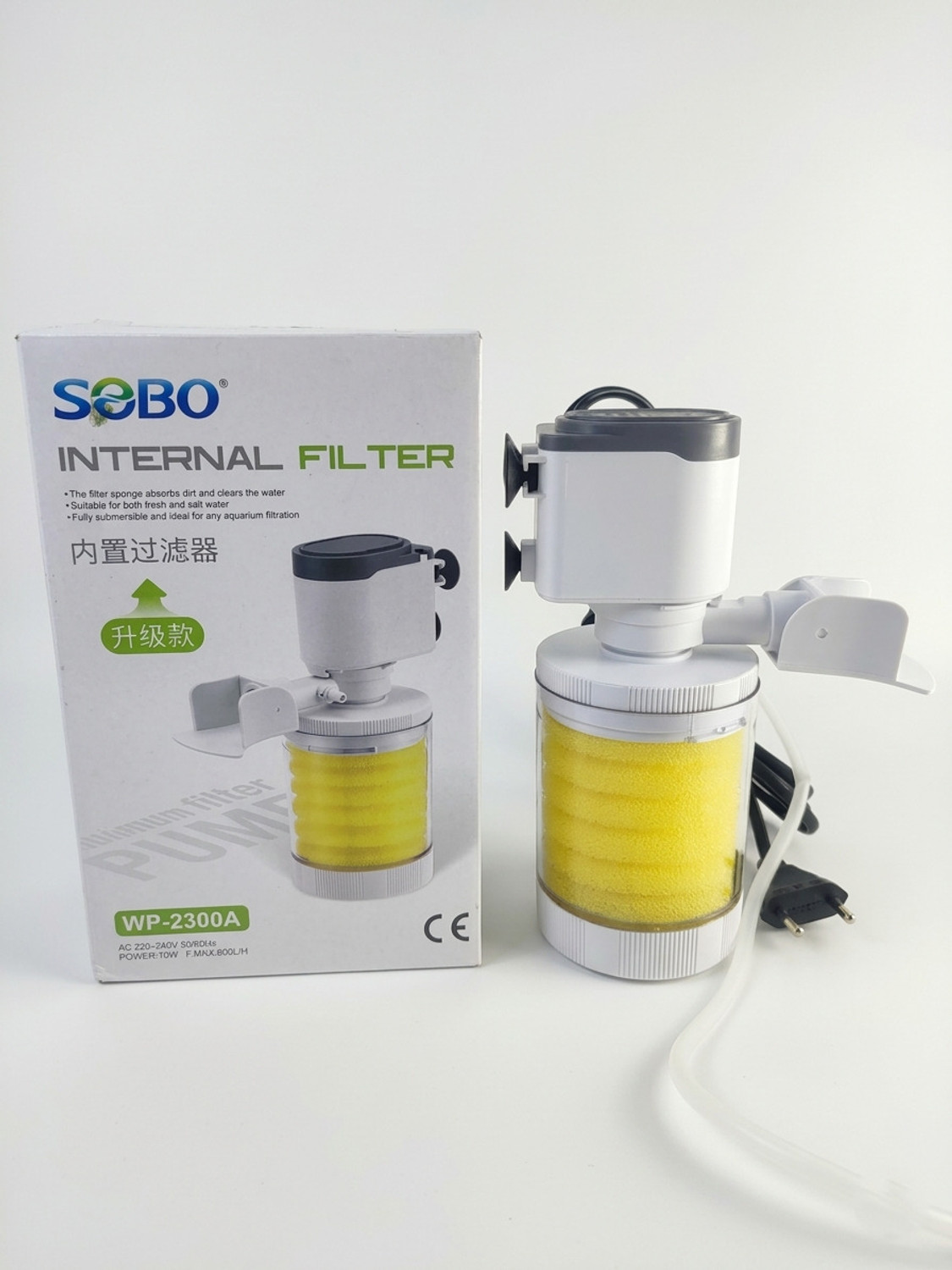 Image of MyPetFishy WP-1120F Power Aquarium Filter (Mechanical Filtration for Salt Water and Fresh Water)