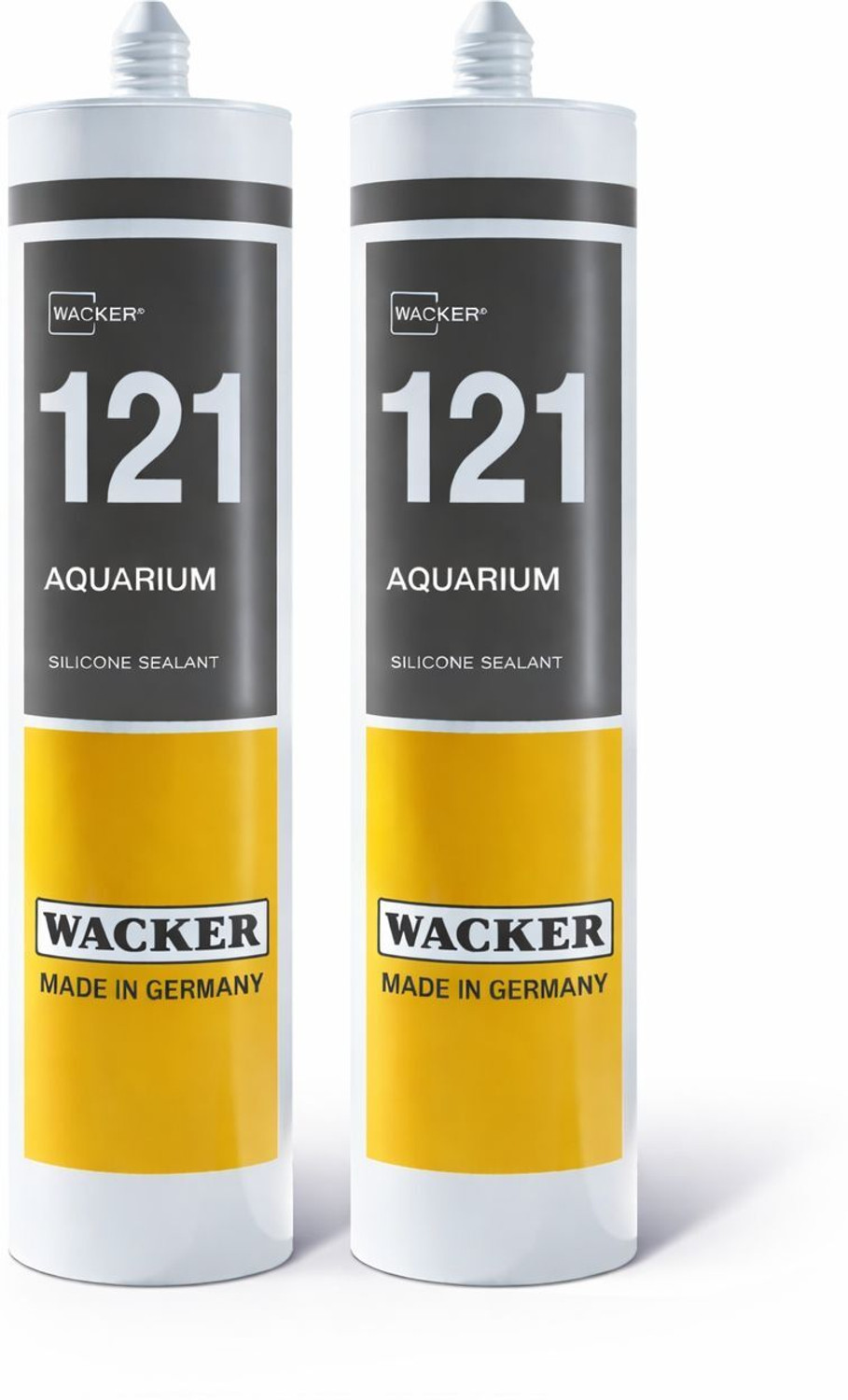 Image of wacker Fishkings Black 121 Silicone Aquarium Sealant (310 ml)