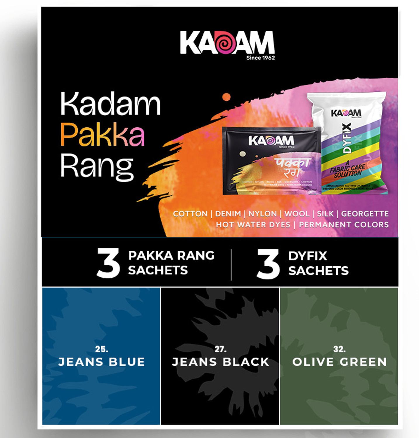KADAM Pakka Rang Combo 1 Blue Pack of 1 - Image 6