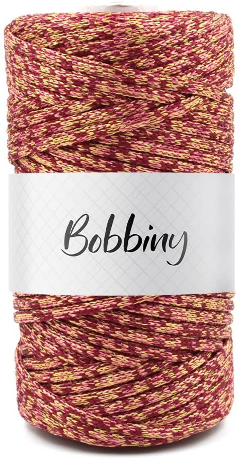 Image of Bobbiny 3MM 50 Meter Braided /Knitted Nylon Macrame PP Knot Thread and Beading Cord