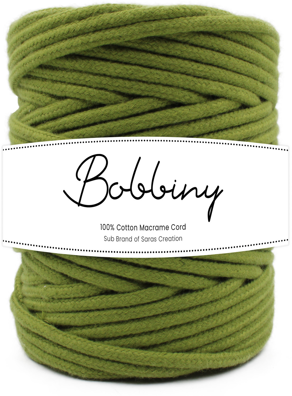 Image of Bobbiny 3MM 50 Meter Braided /Knitted Nylon Macrame PP Knot Thread and Beading Cord