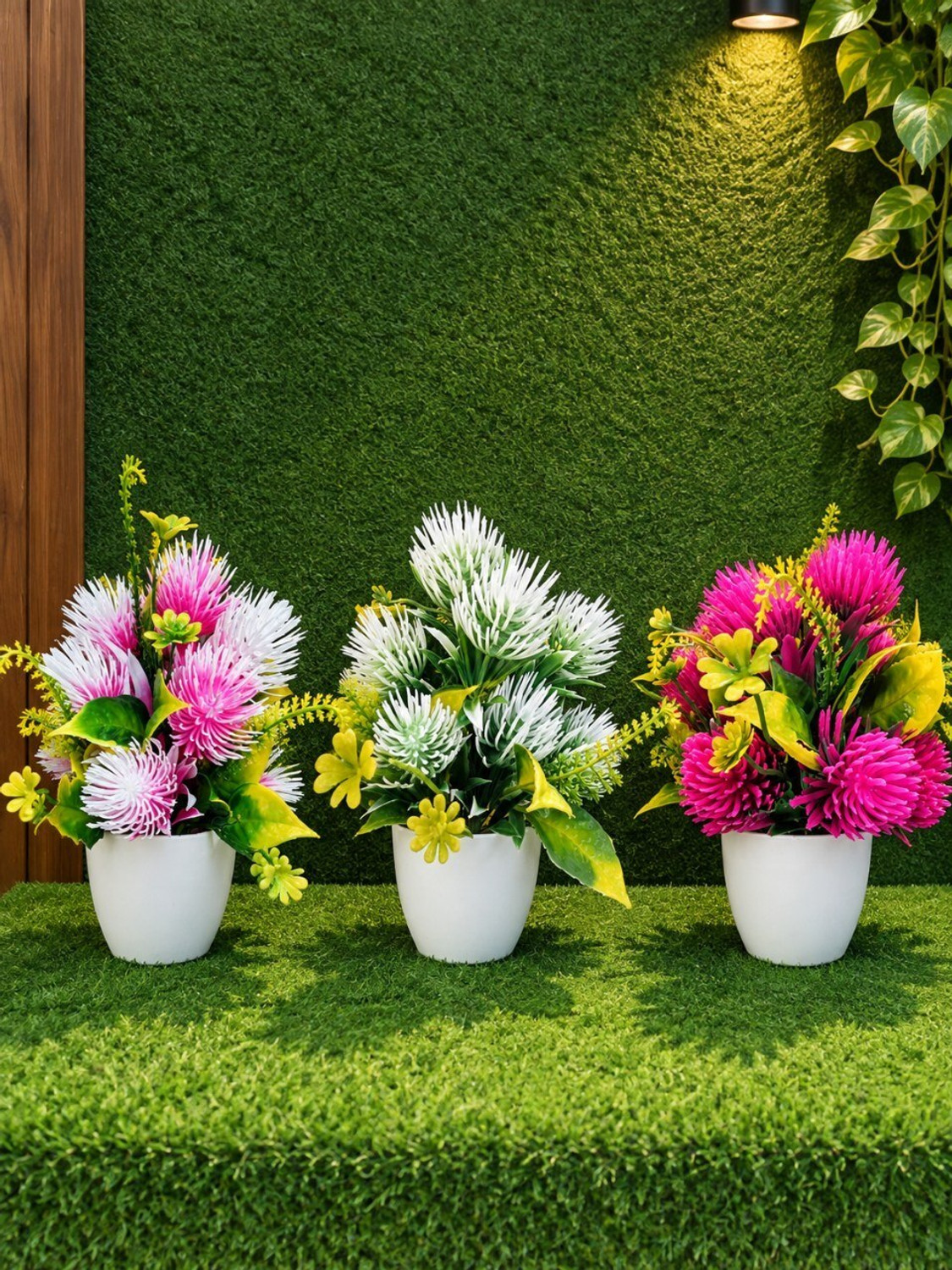 AKFLOWERS Multicolor Wild Flower Artificial Pot - Image 5