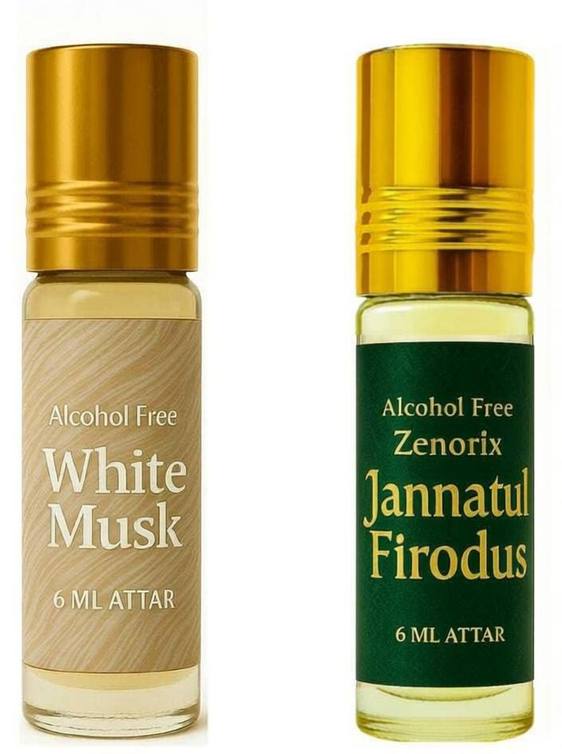 Zenorix Jannatul Firdaus & White Musk Attar Combo - Image 3
