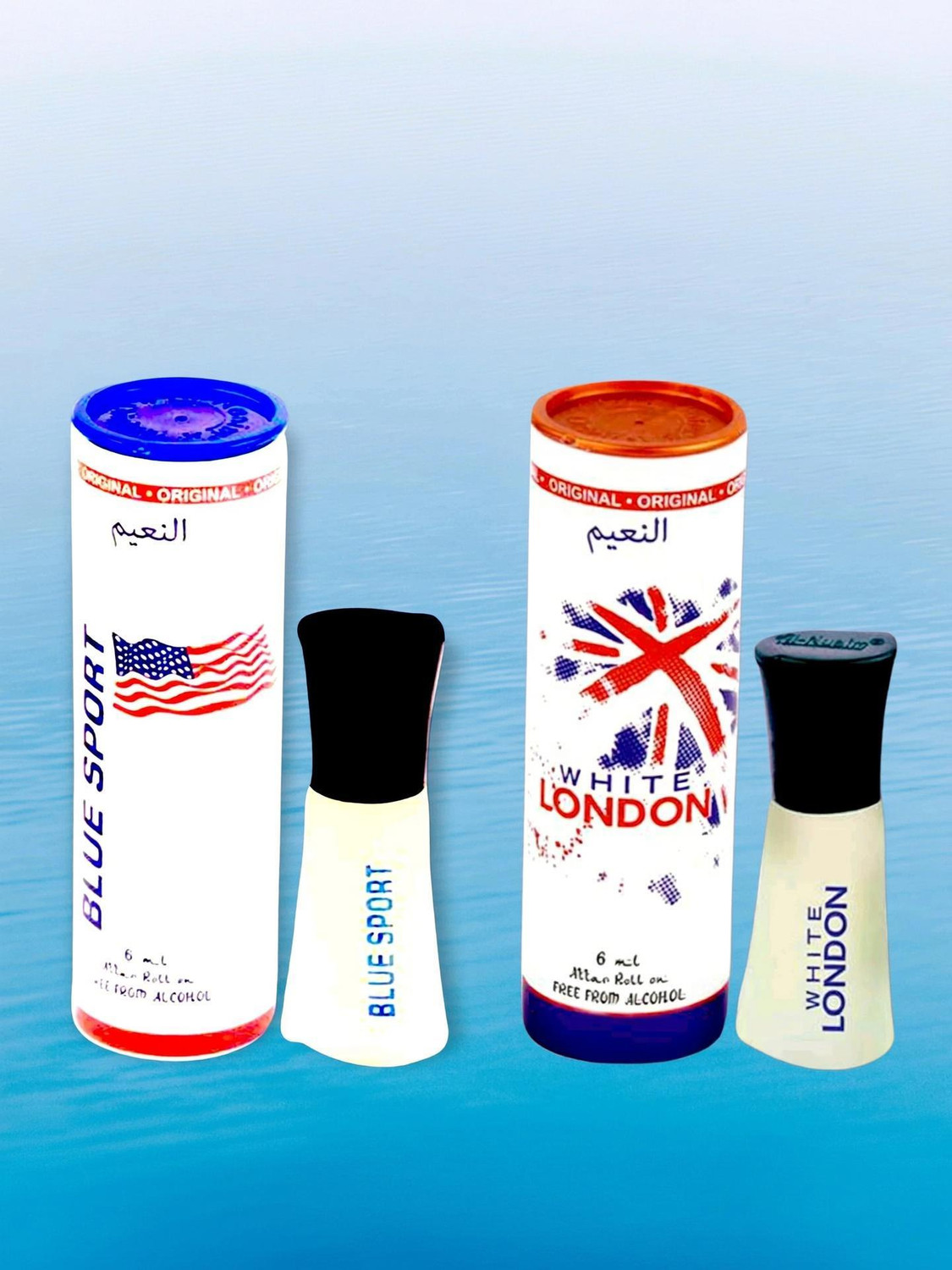 Al-Nuaim Blue Sport & White London Attar Pack of 2 - Image 6