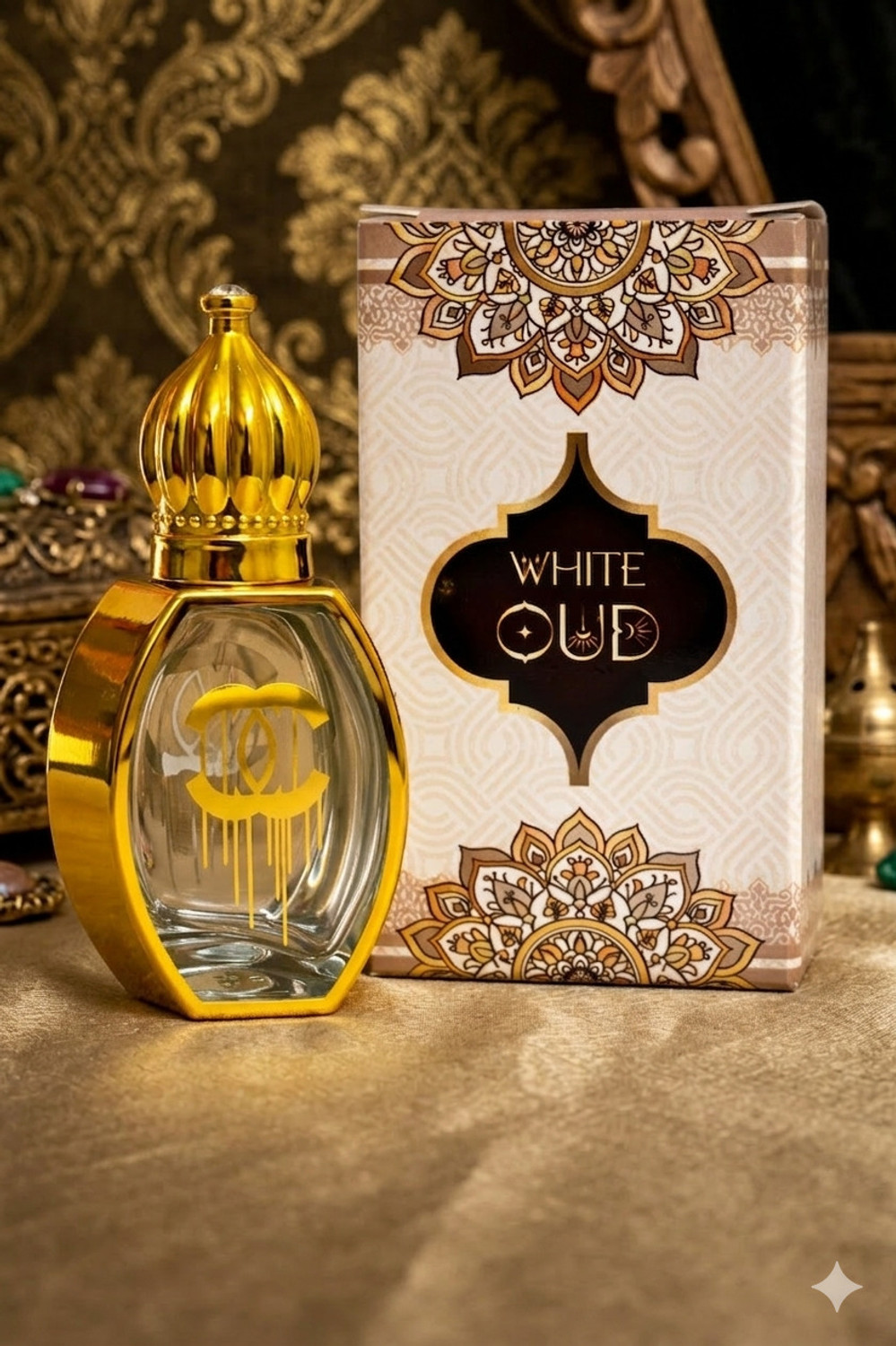 Mr perfume White Oud Luxury Long Lasting Roll On Attar 12ml For Man & Women Floral Attar (White Oudh) - Image 1