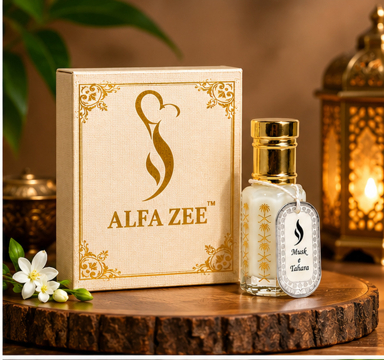 Alfa zee White Musk Roll On Perfume Unisex Floral Attar - Image 1