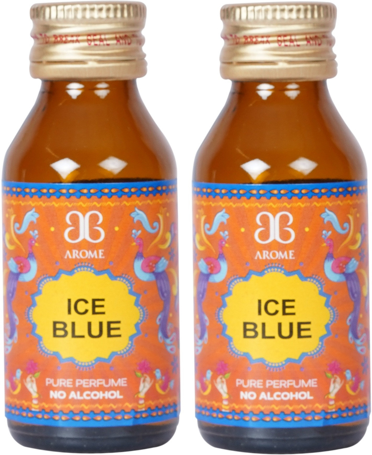Image of AROCHEM Arome ICE BLUE 25 ML Indian Attar Series /Long Lasting Attar /Perfume (Pack of 2) Herbal Attar (Natural)