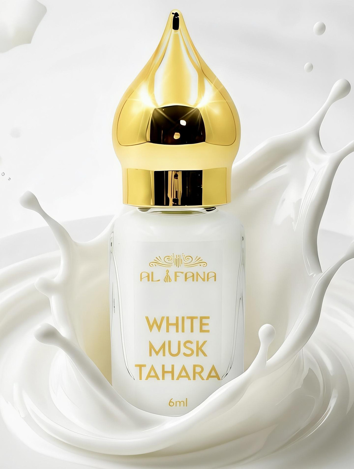 AL FANA White Musk Tahara Attar 6ml Roll On Perfume - Image 1