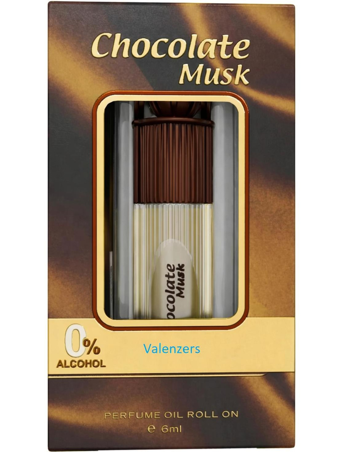valenzers Chocolate Musk Luxury Non-Alcoholic Roll-On - Image 1