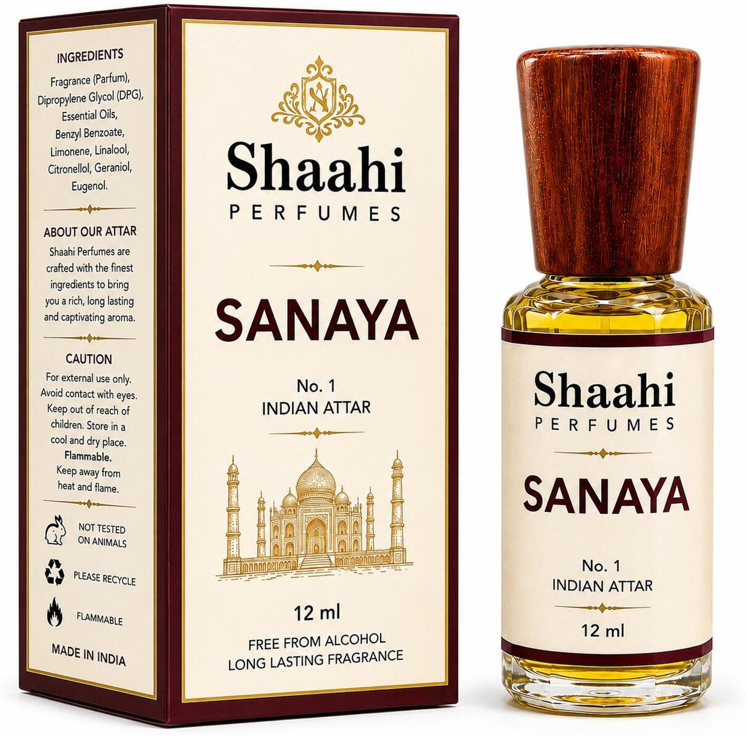 Image of Al Nuaim DIRHAM 20 ML ROLL ON ATTAR (PACK OF 2) GIFT PACK Herbal Attar (Musk)