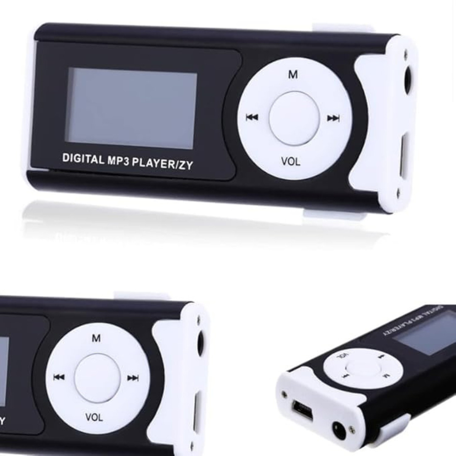 Image of DRUMSTONE Portable MP3 Music Player Set 8 GB MP3 Player (Black, 4 Display)