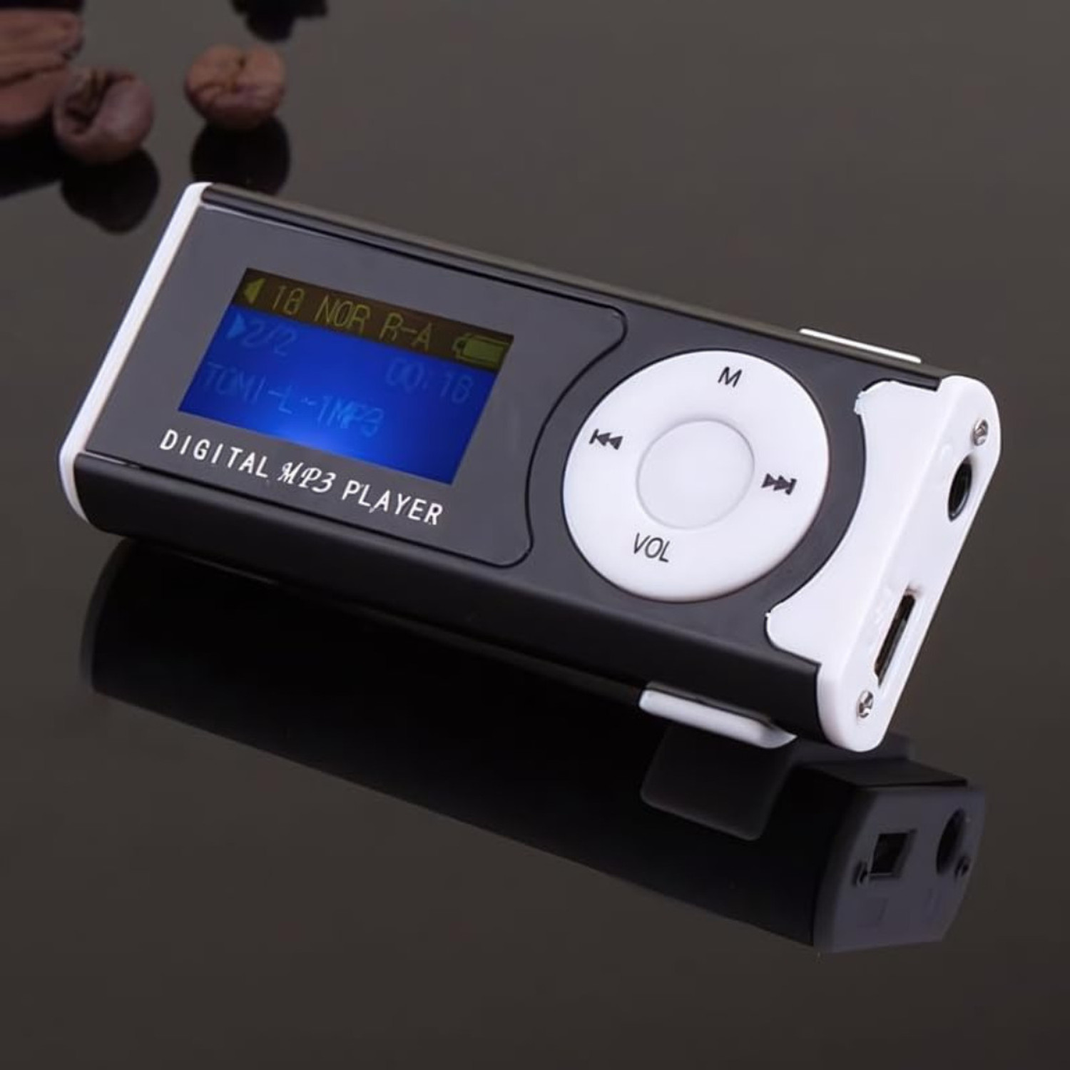 Image of DRUMSTONE Portable MP3 Music Player Set 8 GB MP3 Player (Black, 4 Display)
