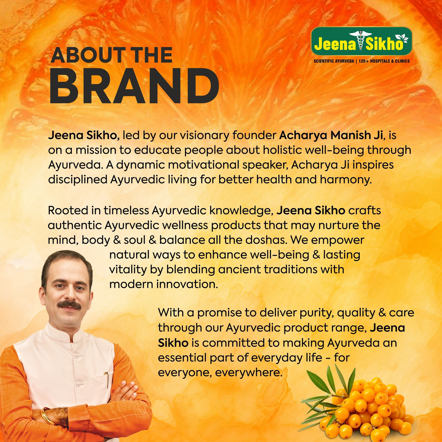 Image of Jeena Sikho Swaranfalam Amrit Sea Buckthorn Juice Orange |Vitamin C and Omega 3, 6, 7 & 9 (500 ml)