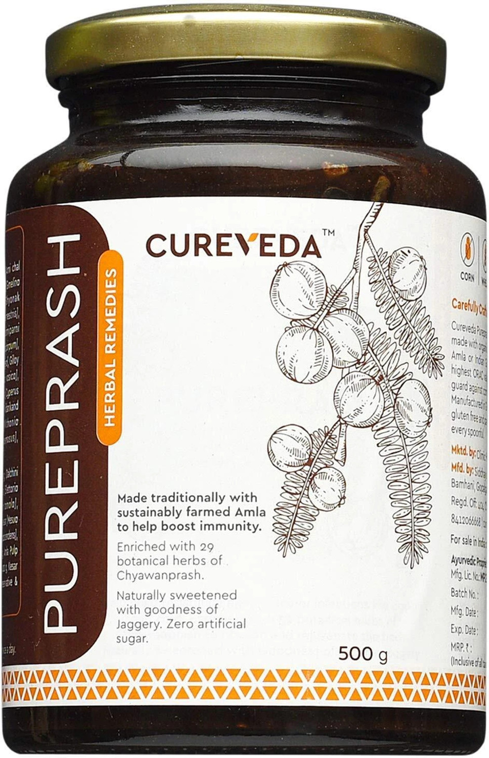 Image of Smartveda Prash Amrit - Sugar Free Chyawanprash 250g, For All Age Groups, Immunity Booster (250 g)