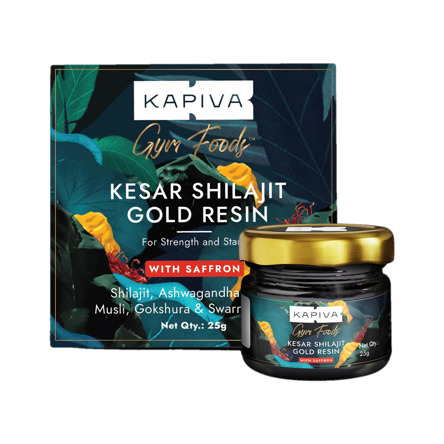 Kapiva Kesar Shilajit Gold Resin 25g - Image 1