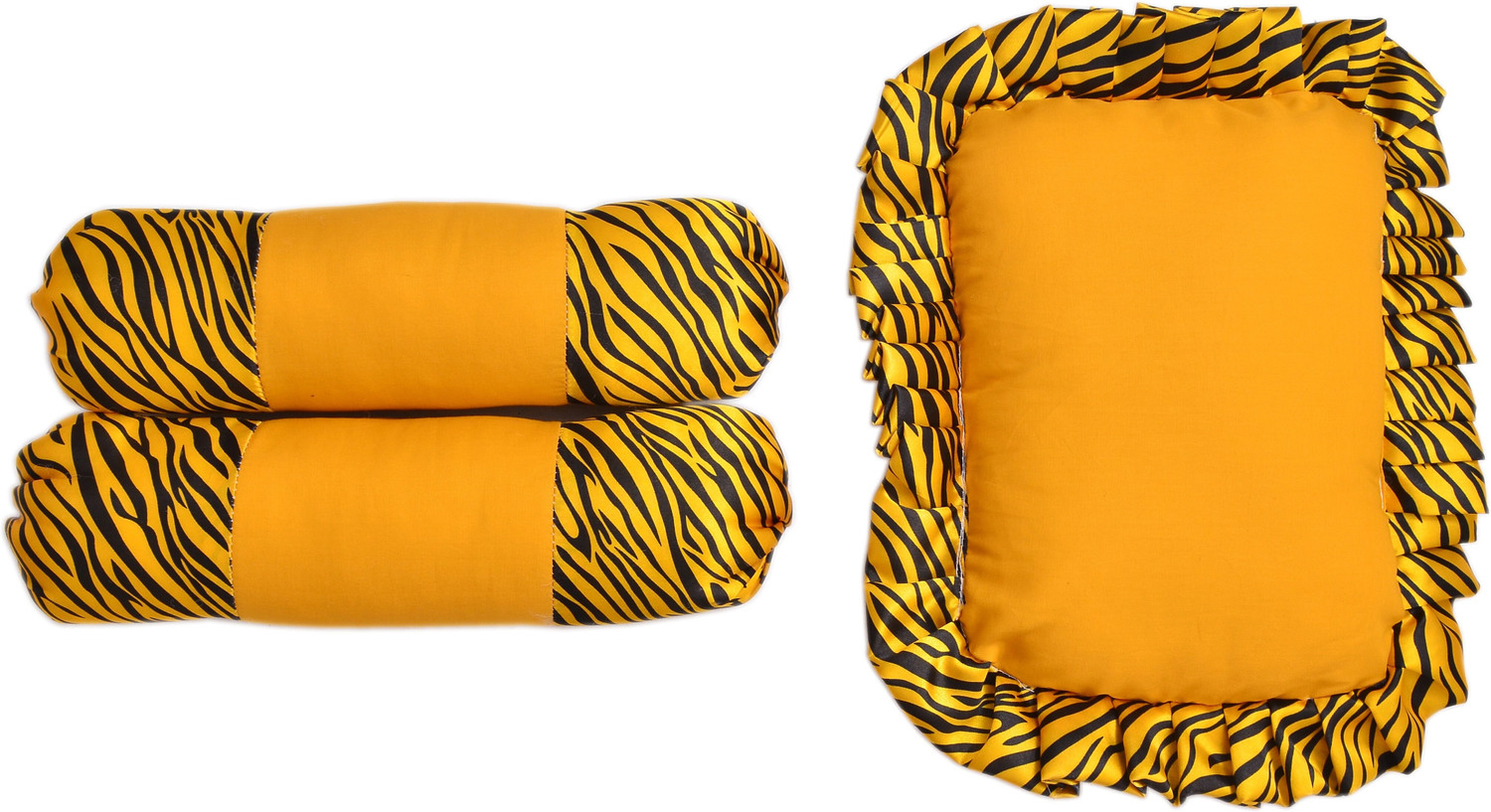 Image of Get IT Baby Sleeping Bed set Baby Sleeping Bed set Rectangle (Fabric, Gold)