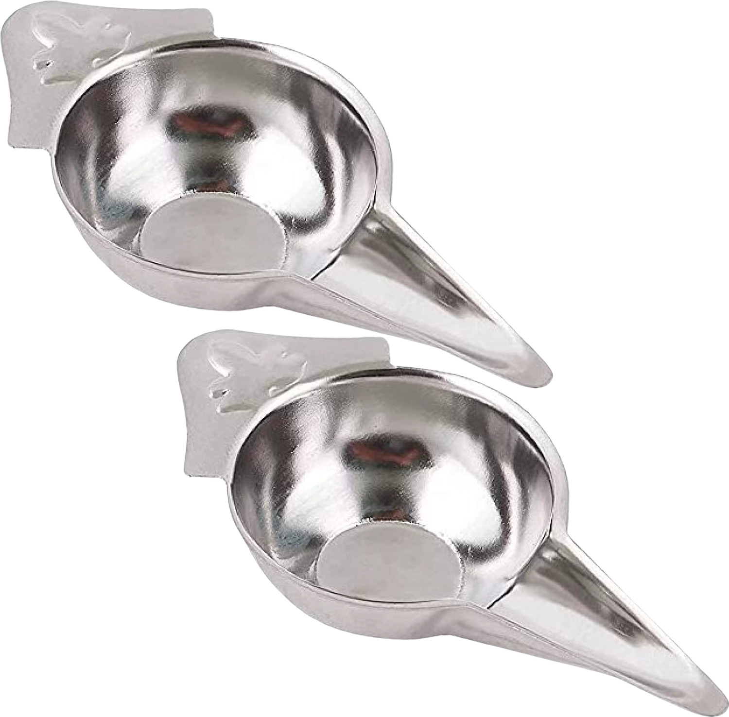 Image of PGD Stainless Steel Baby Feeding Bottle 200ml with Feeder Spoon for Babies - 200 ml (Plain Silver)