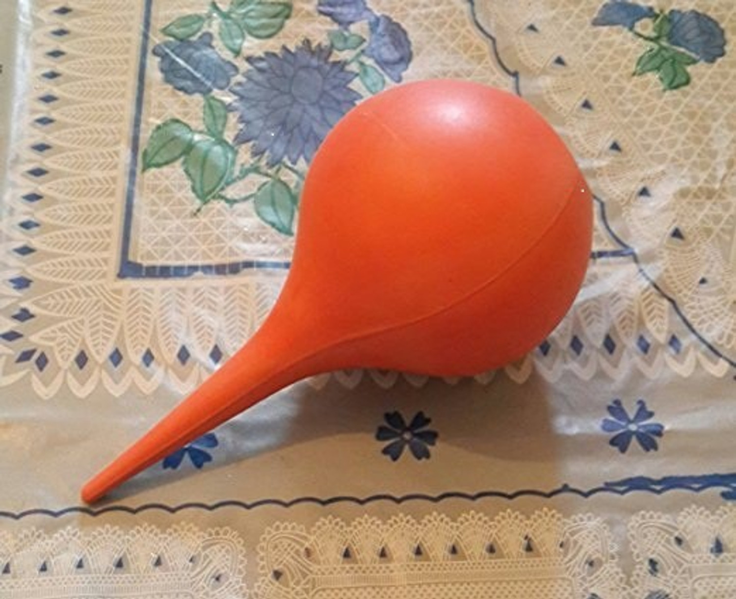Image of MEDIGROW Nasal Aspirator, Nose Cleaner for Baby to Remove Excess Mucus from Nose M-3 Manual Nasal Aspirator (Red)
