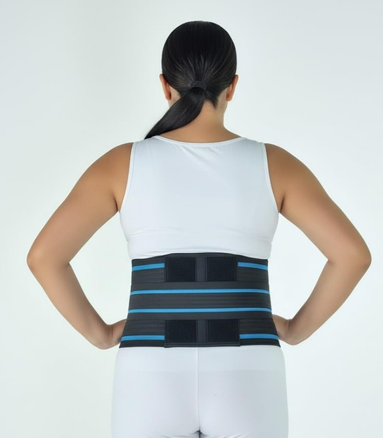 Image of Moon surgical Back Blue Belt for Pain Relief Back and Spine Protector