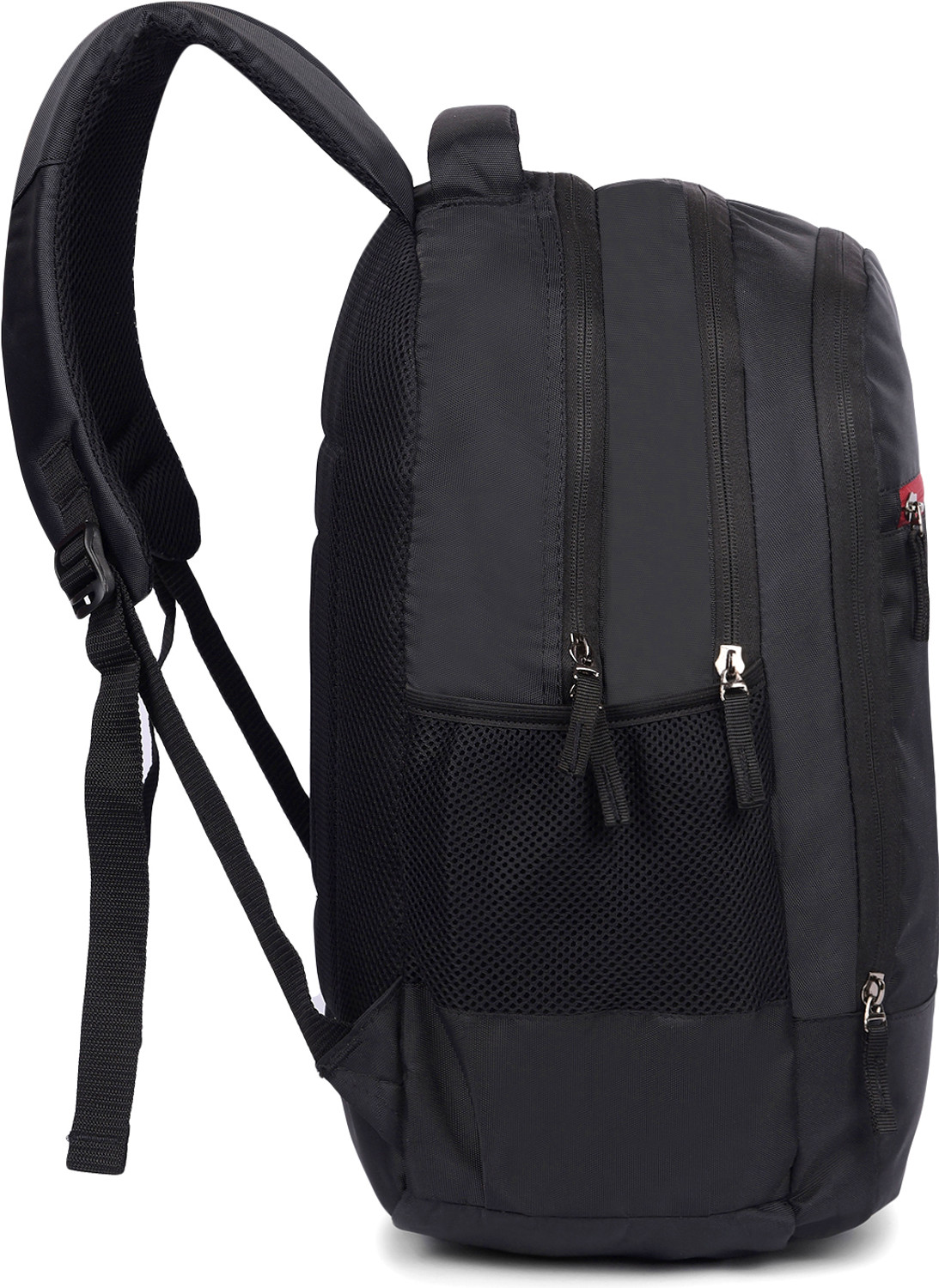 Image of GreenLands Large 33 L Laptop Backpack Zipster College, School, Office, Travel Bag (Black)