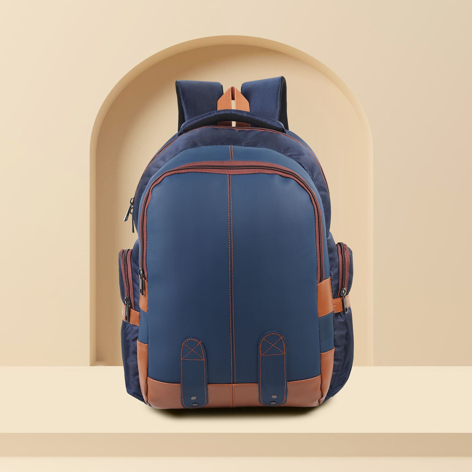 Image of WROGN Large 45 L Laptop Backpack Multi-Use Water-Resistant Backpack for Daily Use College Office Study and Travel (Blue)