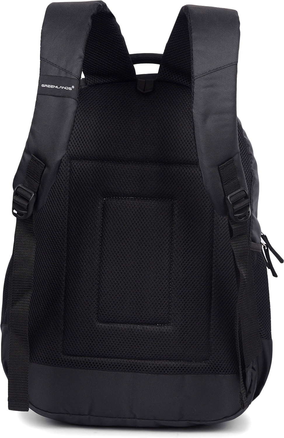 Image of GreenLands Large 33 L Laptop Backpack Zipster College, School, Office, Travel Bag (Black)