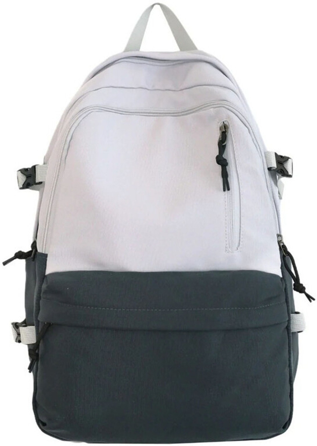 Image of Xelcis Medium 25 L Laptop Backpack Traveling Backpack Male & Female High Capacity Book Bag, Laptop Student College (Green, Grey)