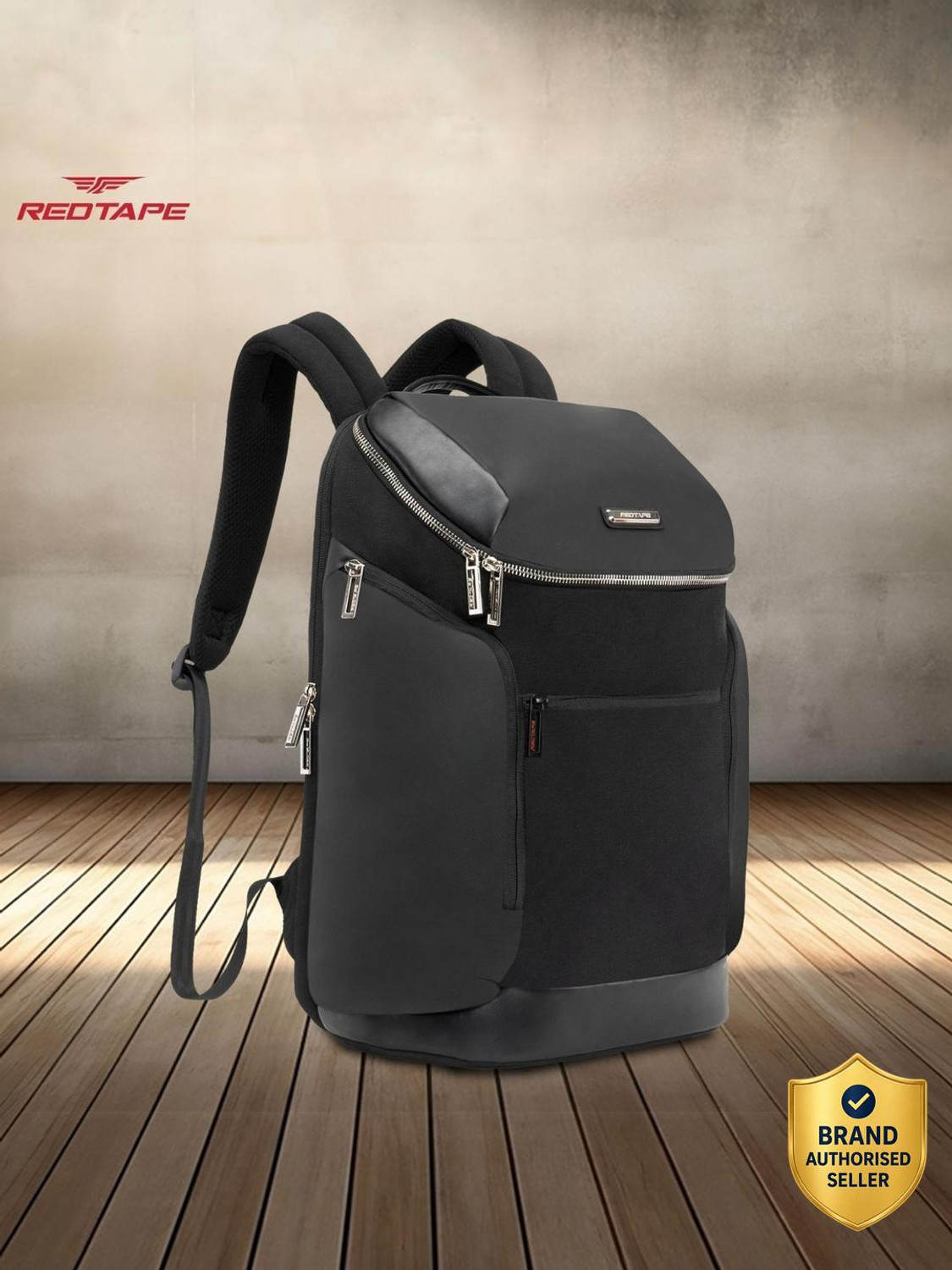 Image of Tracker Medium 30 L Laptop Backpack TRK-501 Business Office Travel Bag for Men | Daily Use | Water Resistant (Grey)