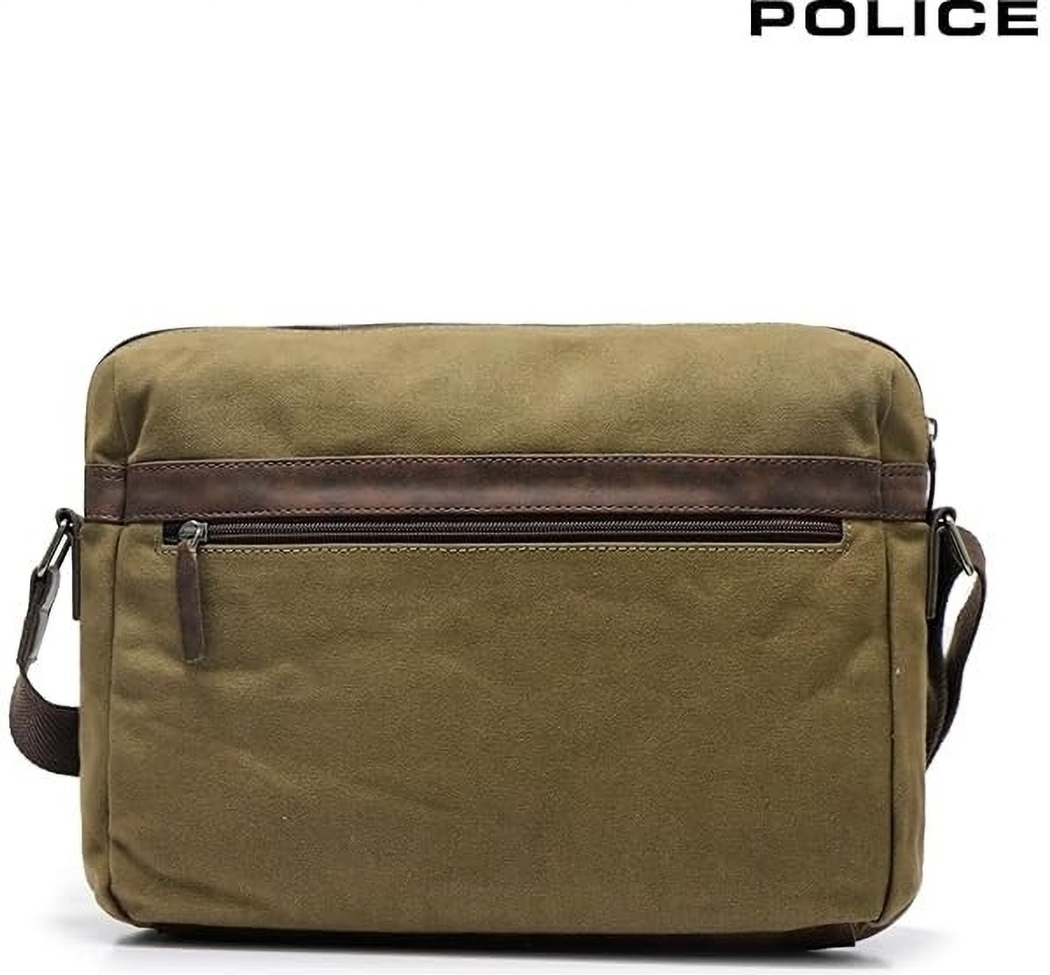 Image of Police Small 15 L Laptop Backpack Travel Bagpack with Anti Theft Pocket, Organizer Pockets (Green)