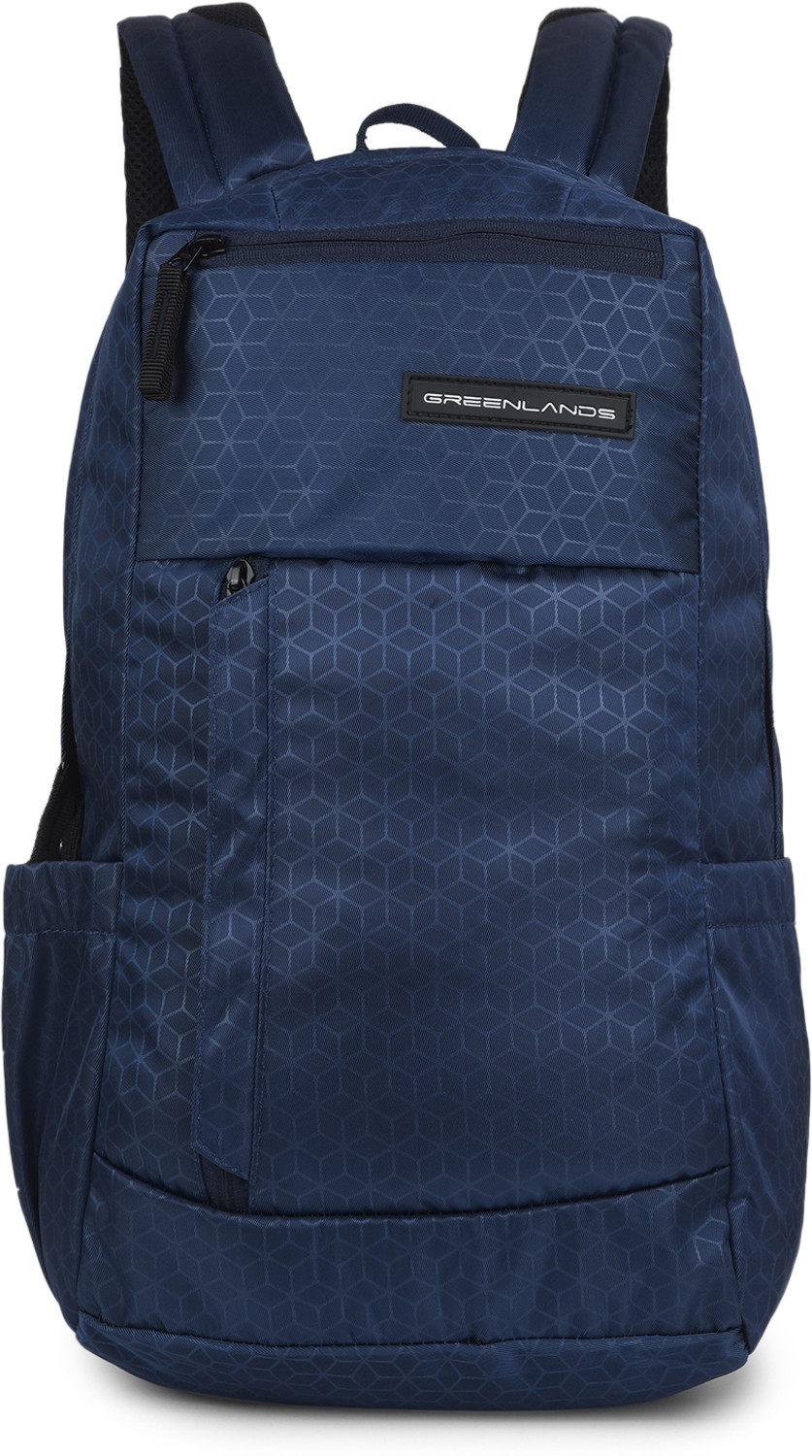 Image of GreenLands Large 33 L Laptop Backpack Zipster College, School, Office, Travel Bag (Black)
