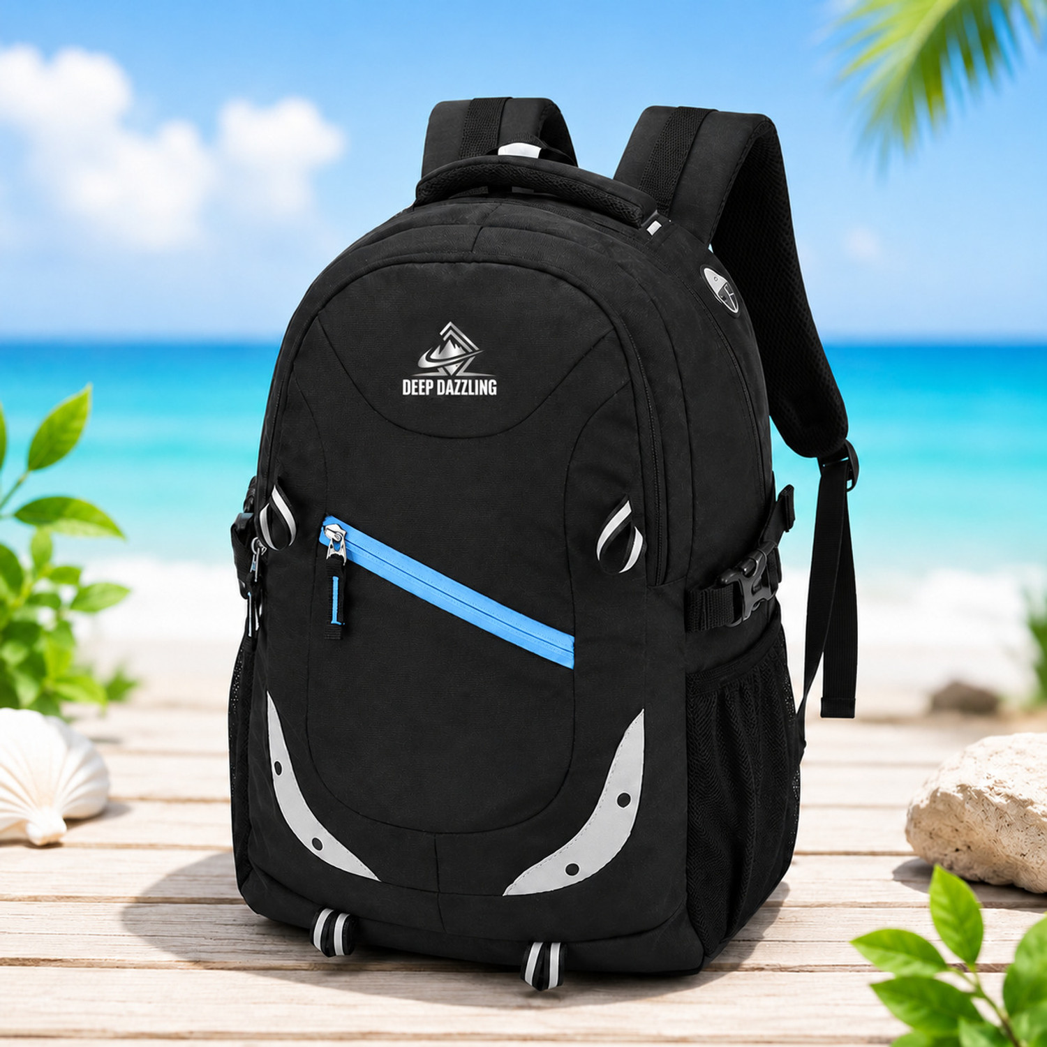 Image of DEEP DAZZLING 27.5 L Laptop Backpack Unisex Spacy School Collage And Office Bag VALEX (Black)