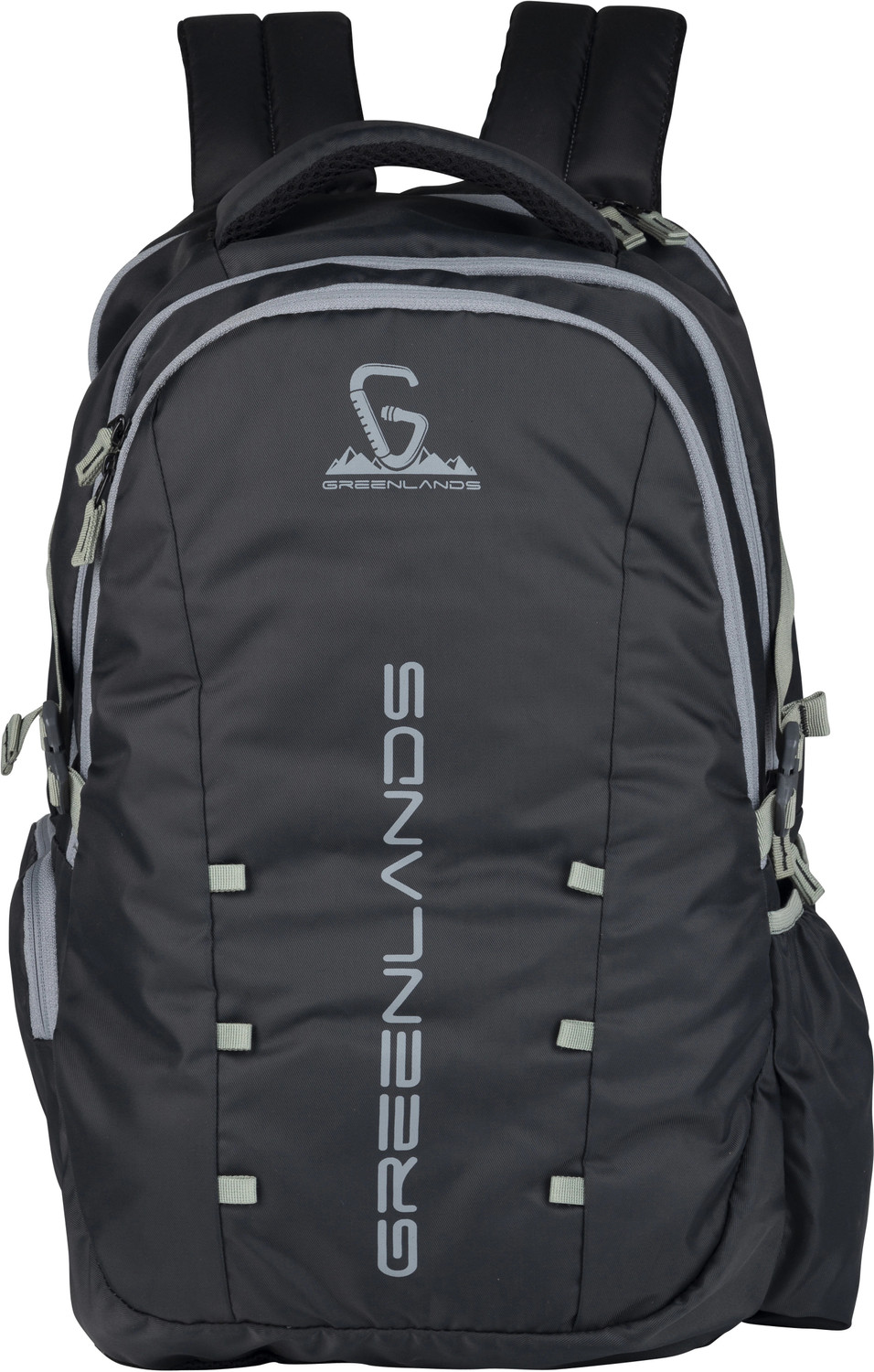 Image of GreenLands Large 33 L Laptop Backpack Zipster College, School, Office, Travel Bag (Black)