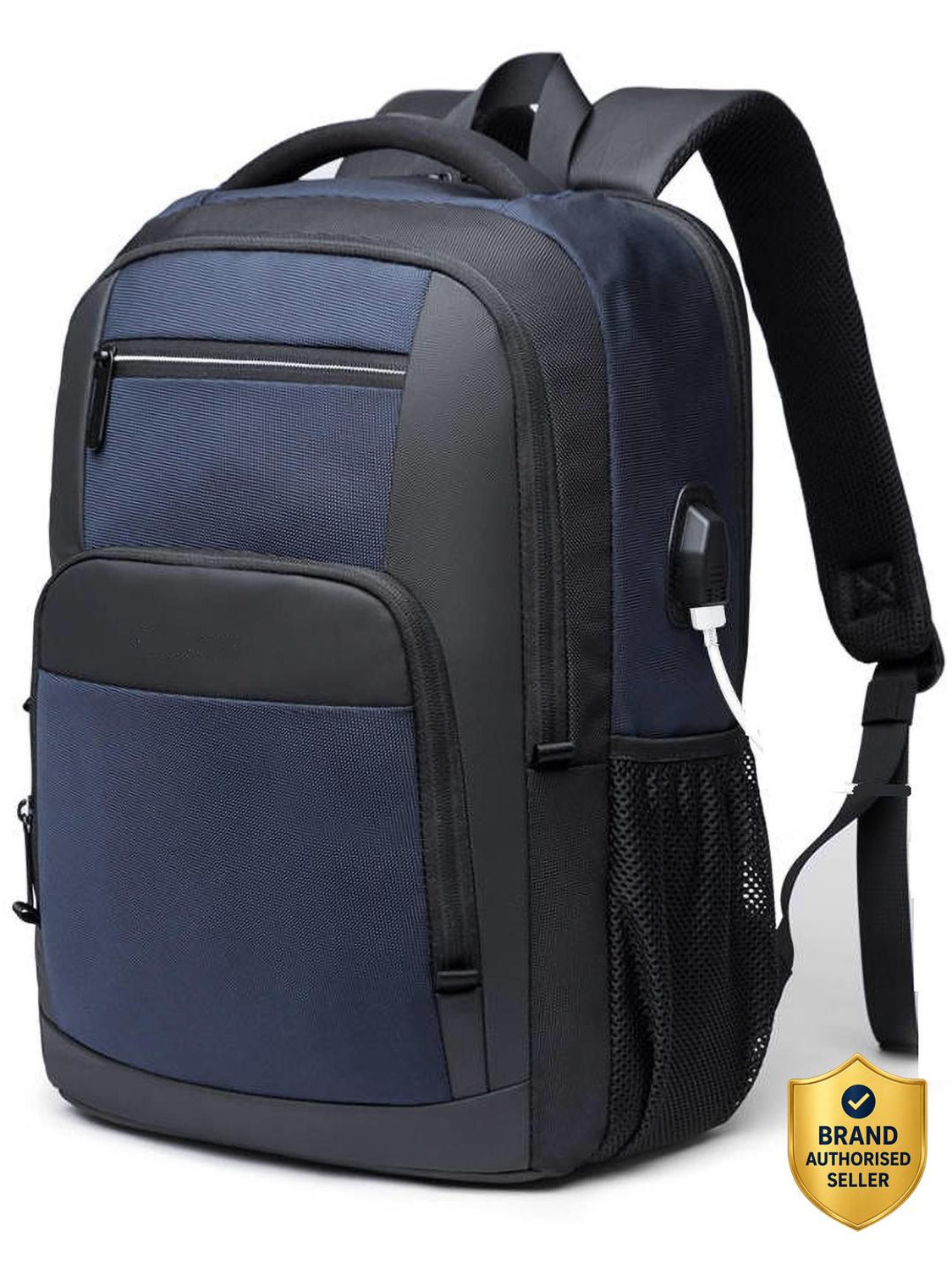 Image of BENGE Large 32 L Laptop Backpack Unisex 15.6 inch Laptop Backpack With Smart USB Port For Office, (Black) 30L (Black, Grey)