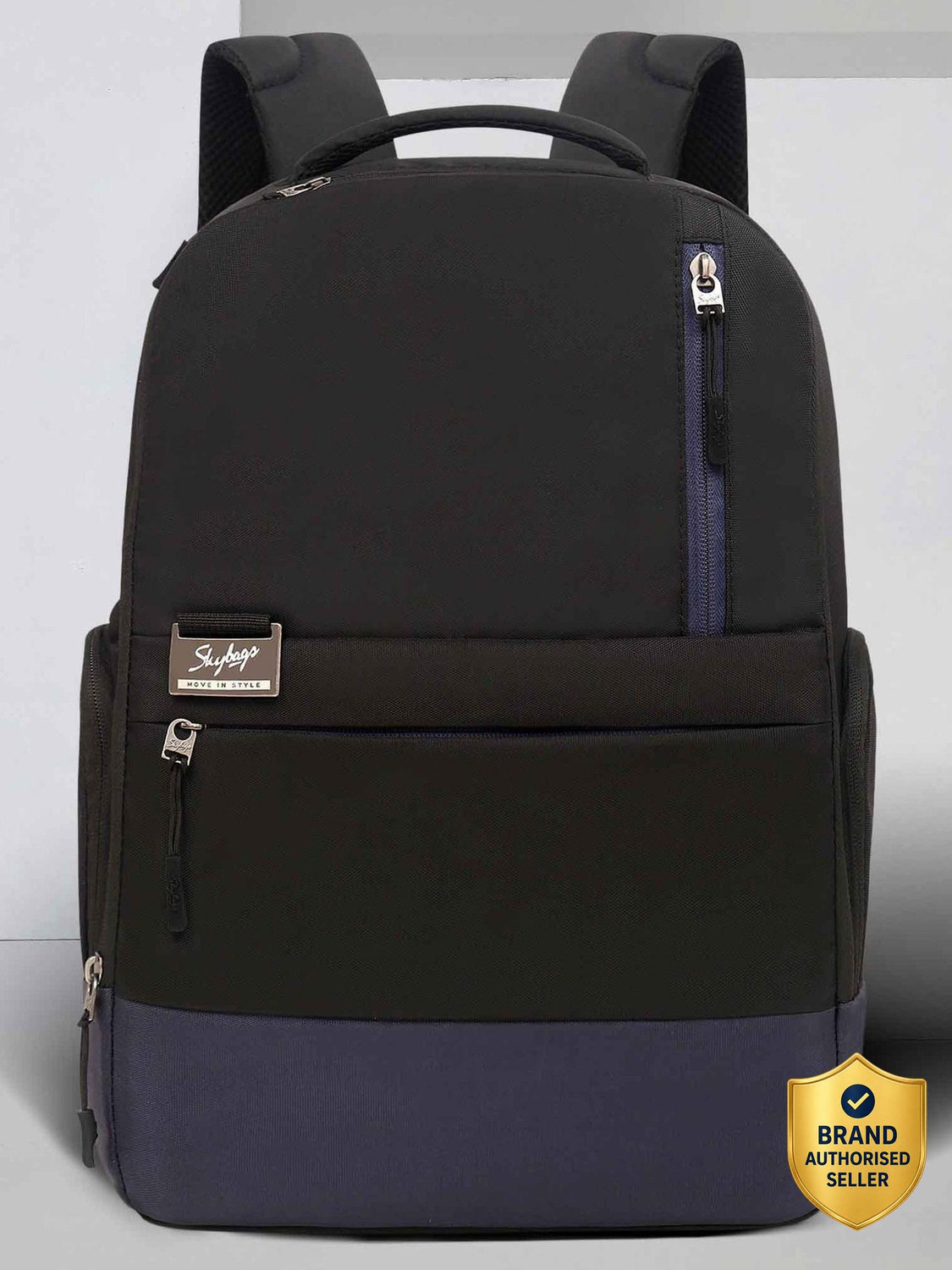 Image of SKYBAGS Large 40 L Laptop Backpack Network Pro Backpack With Laptop Compatible for Men & Women,Rain Cover (Blue)