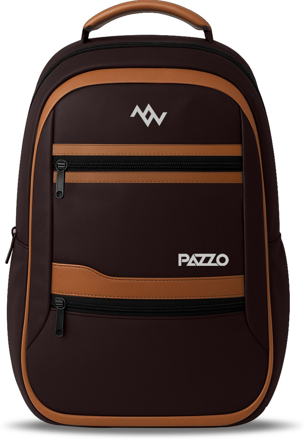 PAZZO Medium 30 L Laptop Backpack Classic Anti Theft Faux Leather Office/Travel/College with 15.6 - Image 1
