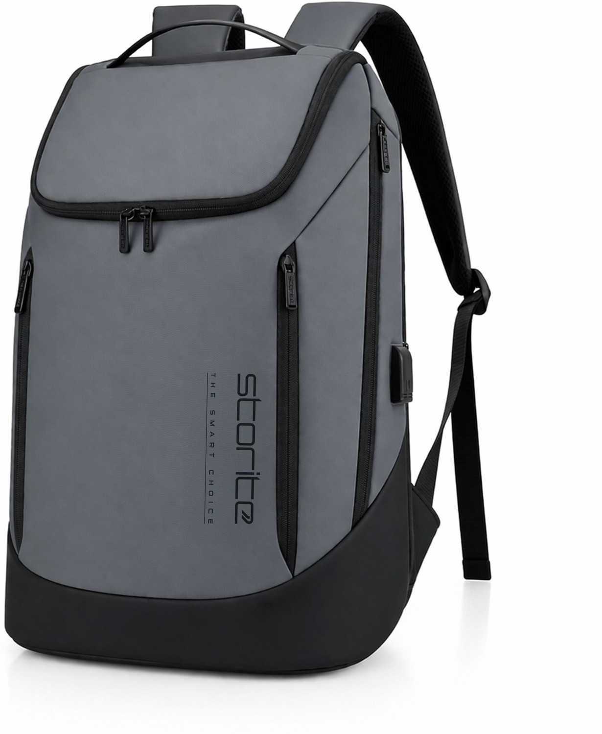Image of BENGE Large 32 L Laptop Backpack Unisex 15.6 inch Laptop Backpack With Smart USB Port For Office, (Black) 30L (Black, Grey)