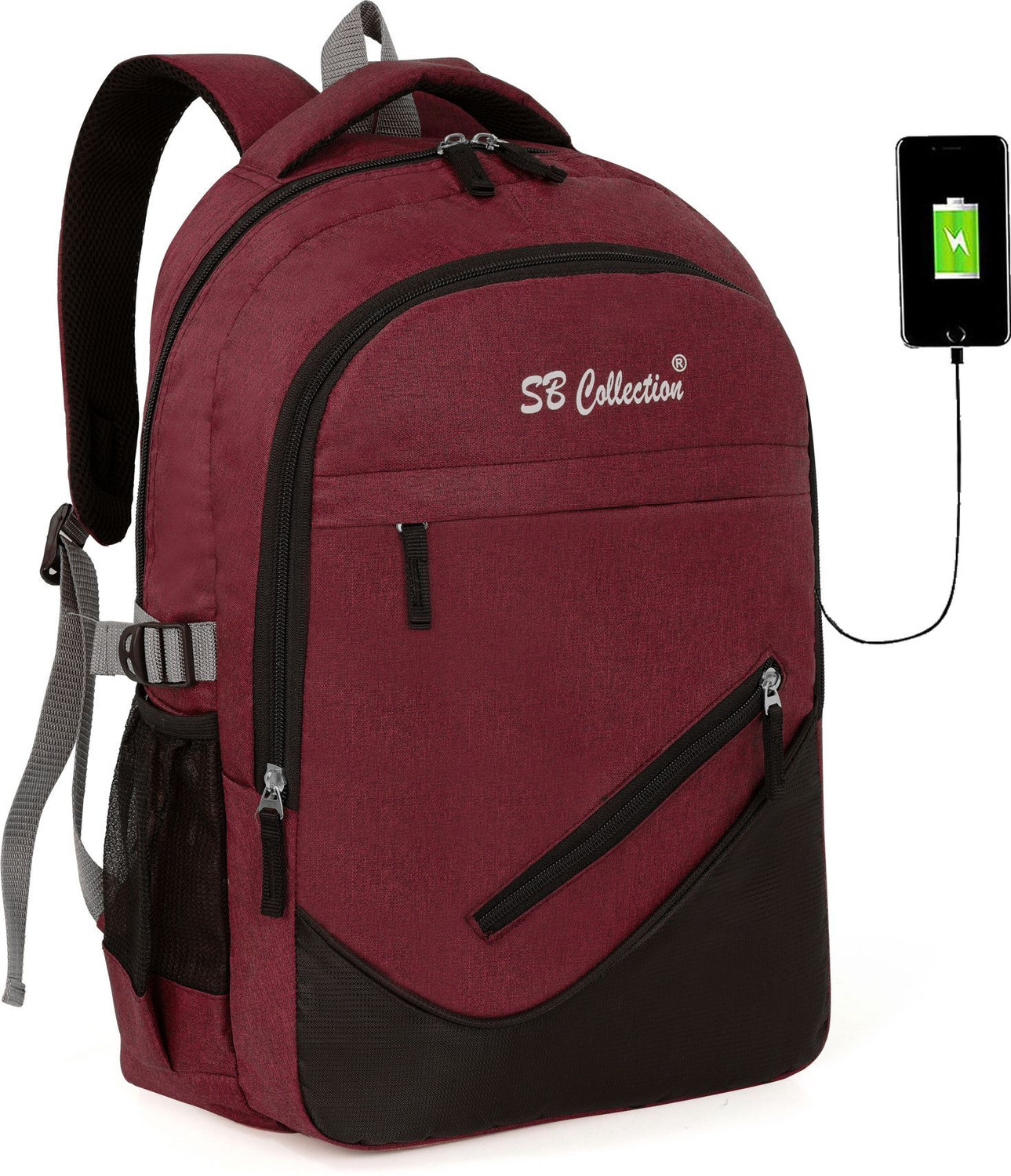 Image of Skyberg Large 40 L Laptop Backpack 40L Backpack for Travel, School, Office, College with Laptop Compartment (Black)