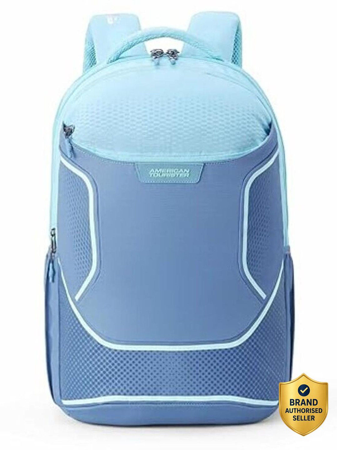 Image of AMERICAN TOURISTER Large 35 L Laptop Backpack Laptop backpack with 17 inch Laptop compartment for Office,college for men & women (Blue)