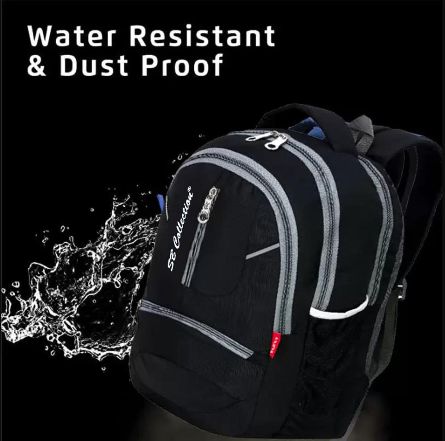 Image of SKYBAGS Large 45 L Laptop Backpack CAVALIER 45L LAPTOP BACKPACK BLUE (Blue, Beige, Black)